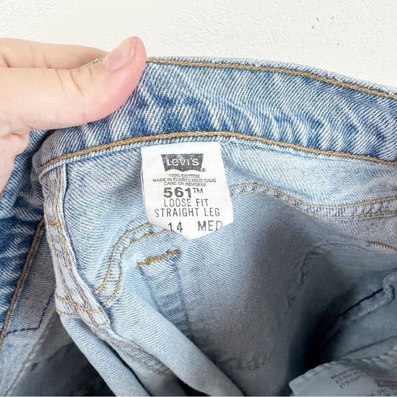 Levis Vintage Mom Jean Denim Tapered Straight Size 14 - Picture 10 of 10